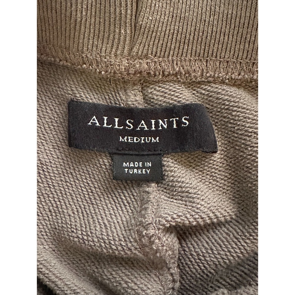 AllSaints Raven Sweatpant Joggers Organic Cotton Taupe Gray Mens Size M 30x30 - Picture 8 of 11